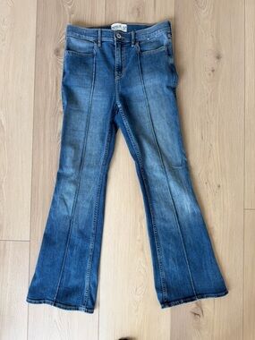 abercrombie kids Medium Blue Flare Jeans